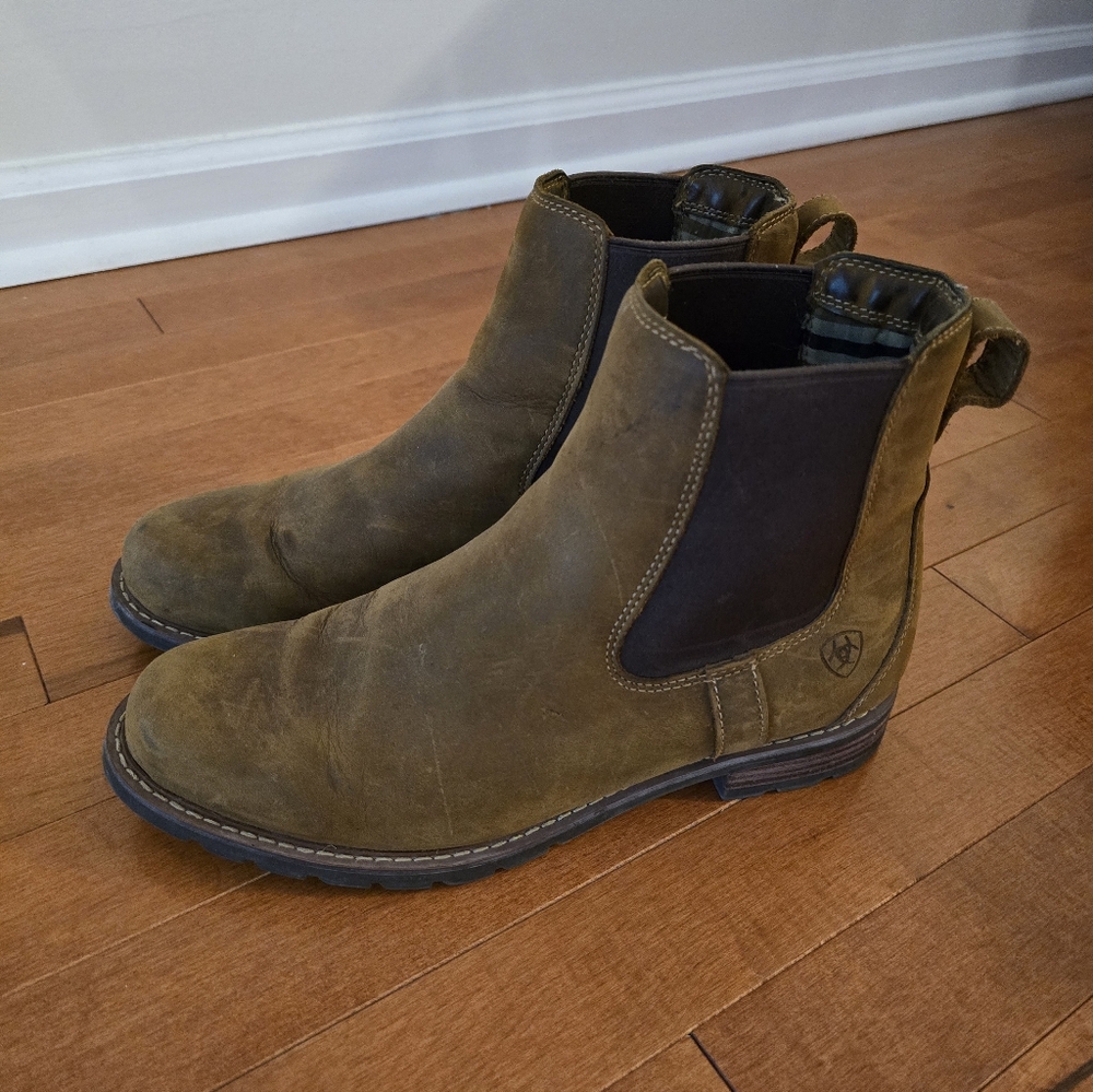 Ariat Women's Tan Leather Ankle Boots